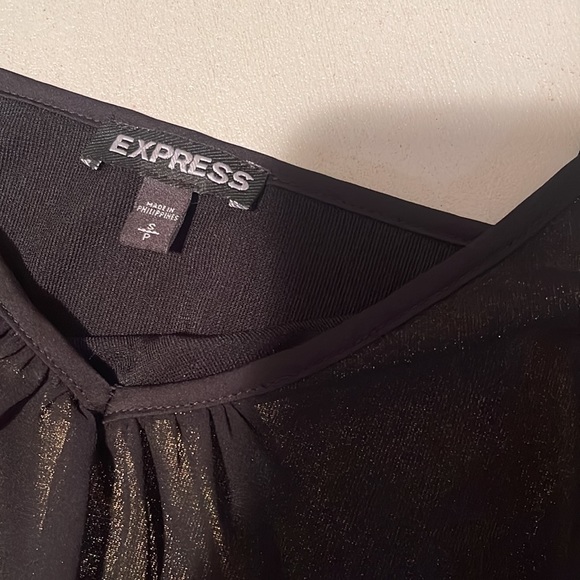 Black/gold express top size S - Picture 3 of 5